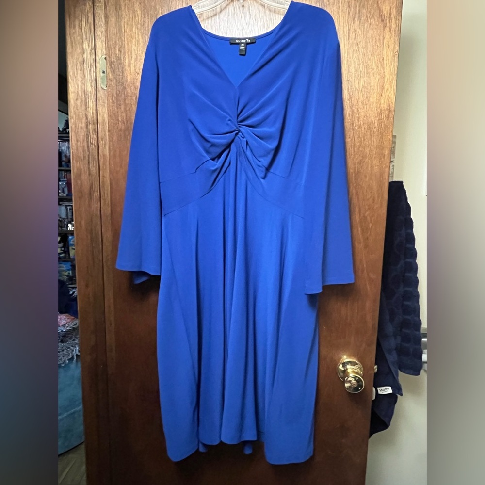 Elegant Blue Women's Dress
